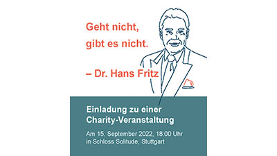 Charity Event Dr. Hans Fritz Stiftung