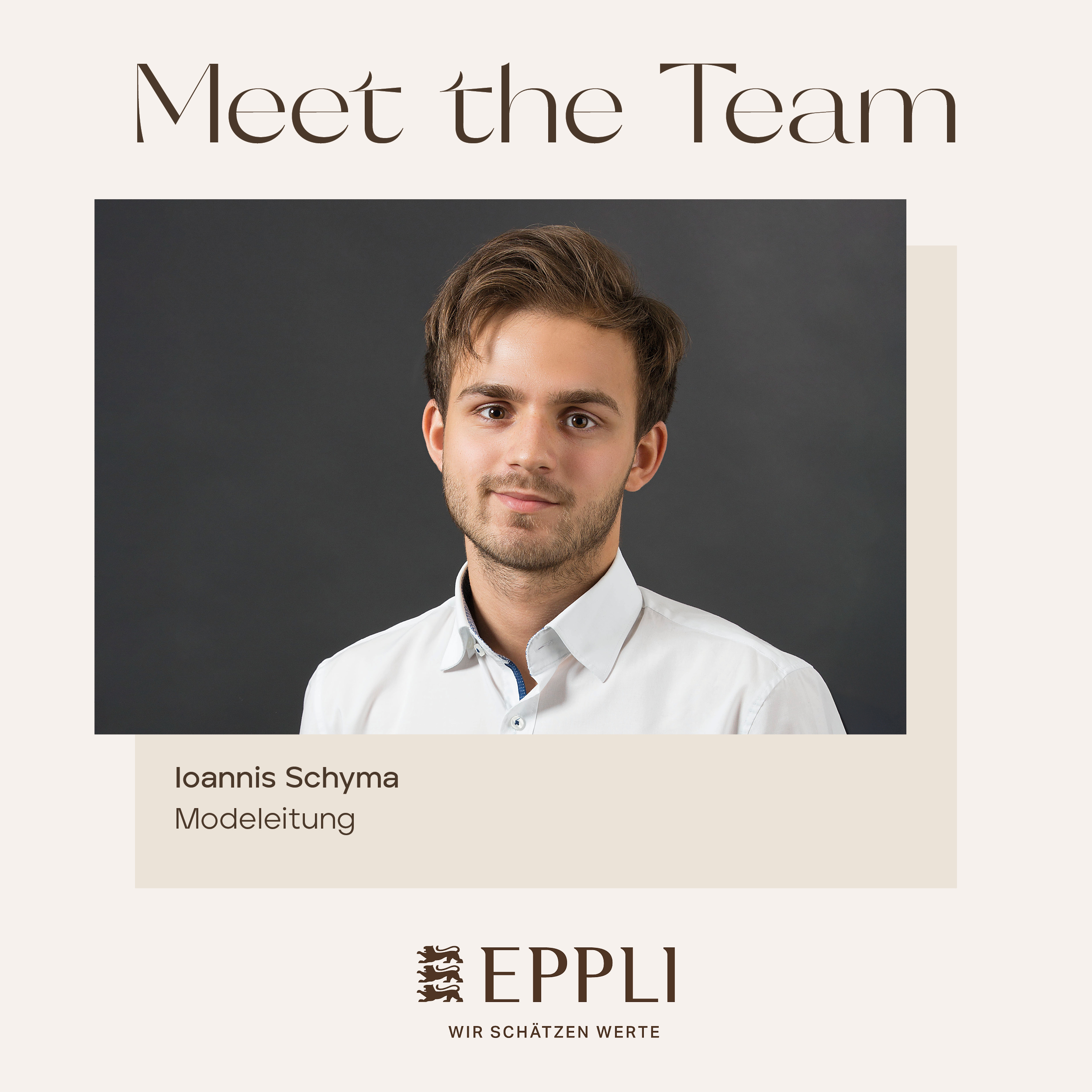 Modeleitung  - Ioannis Schyma