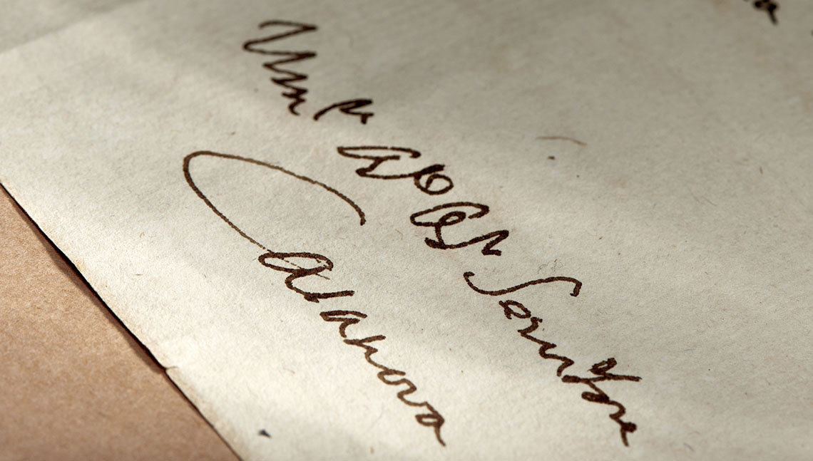 Giacomo Casanova - originaler Brief mit Signatur 