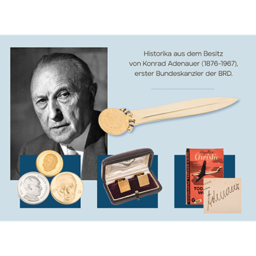 Eppli Haus - Eppli versteigert Objekte aus dem persönlichen Nachlass von Konrad Adenauer