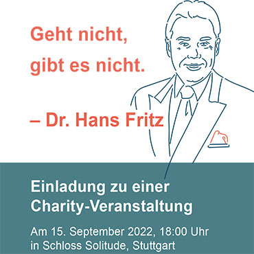 Charity Event Dr. Hans Fritz Stiftung