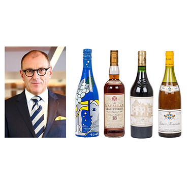 Wein, Whisky und Spirituosen: