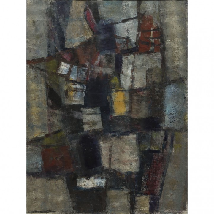KORNHAS, WERNER (1910-1992), "Abstrakte Farbkomposition", 