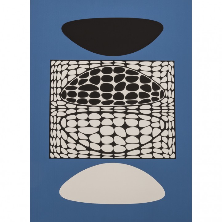 VASARELY, VICTOR (1906-1997), "Sziget" aus "Les Perspectives, Dix Compositions", 1989, 