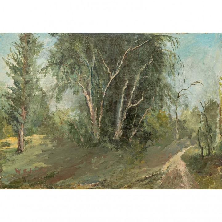 SCHICK, WOLFGANG (1836-1896) "Landschaft" 