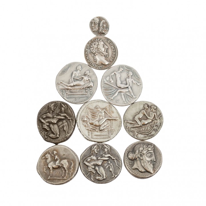 Konvolut Antike Repliken-Münzen 